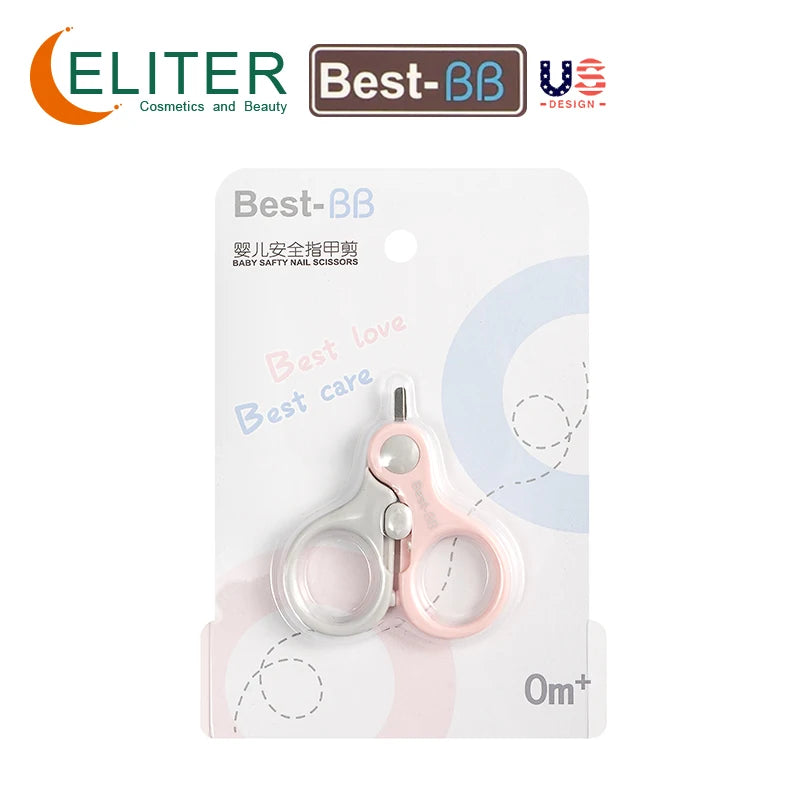 Eliter Hot Sell in Stock Eco-Friendly Babi Safety Scissor Babi Scissor Set Baby Nail Scissors Children Manicure
