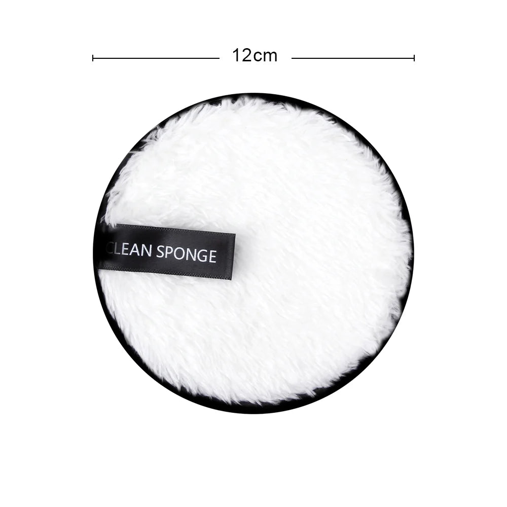 Makeup Remover Puff Reusable Make-Up Pads Washable Cleansing Cotton Microfiber Cloth Pad Skin Care Nail Art Cleaning Wipe Tools
