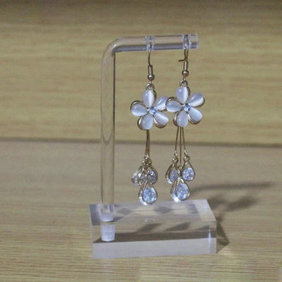 Clear Acrylic Hanging Earring Display Stand Jewelry Showing Case Earring Organizer Earring Holder  Jewellery Stands