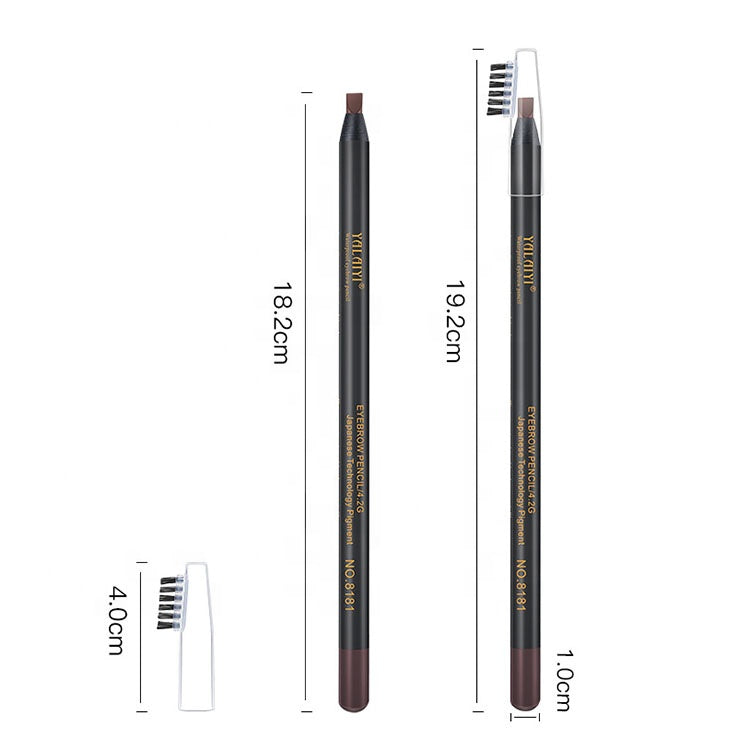 Waterproof Long-Lasting Brow Pencil Microblading Supply Permanent Makeup Tools Natural Makeup Peel Off Eyebrow Pencil With Brush - My Store