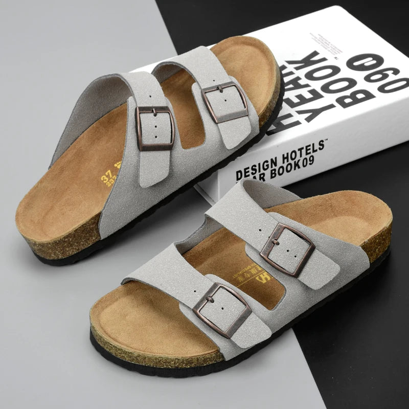 Men Birken Slipper Sandals Comfortable Footwear Two Straps Unisex Slides Shoes Beach Slippers Women Sandals