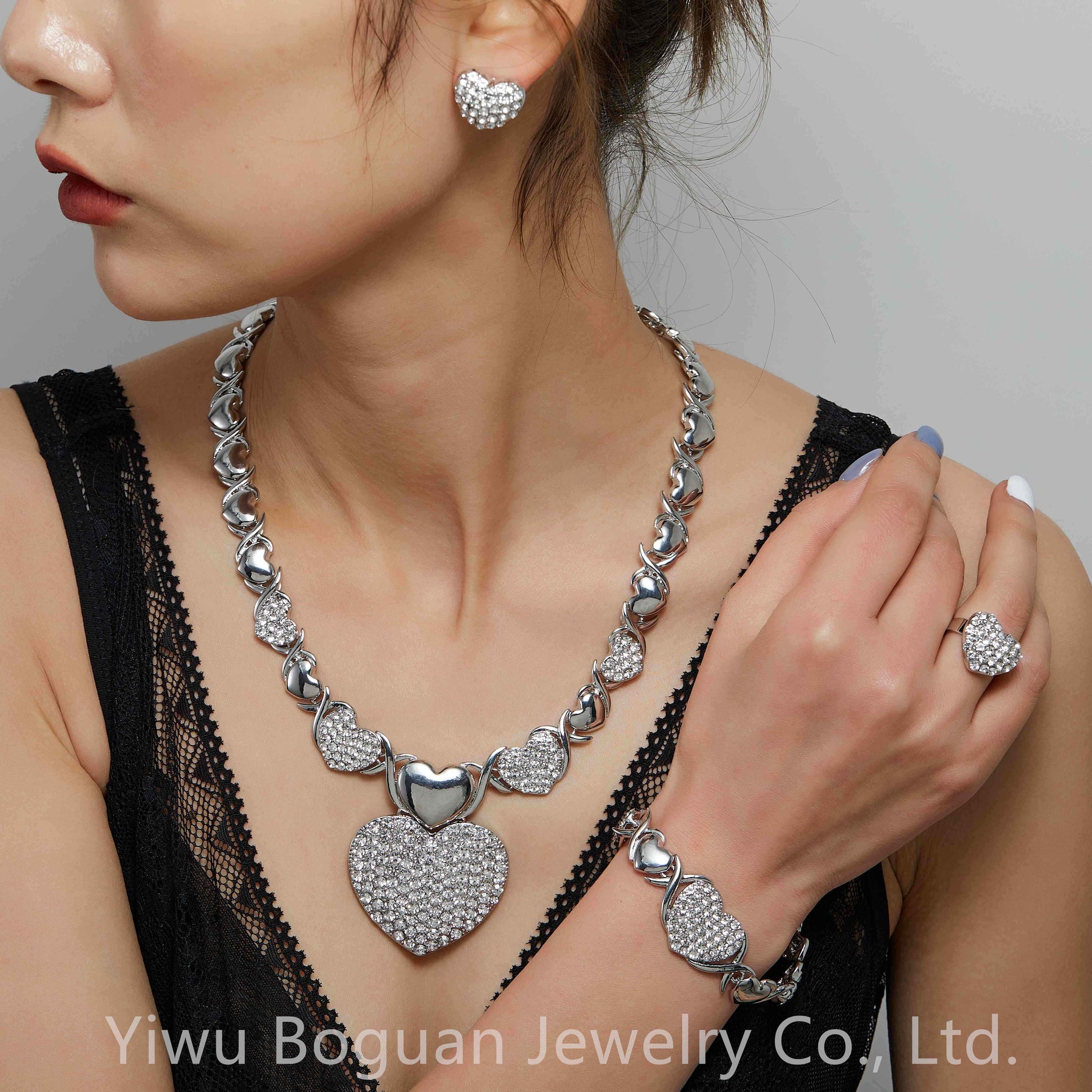 2021 African High Quality Gold Jewelry Women Jewelry Set 18k Gold Plating Jewelry Set