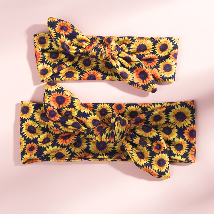 Dropshipping Hair Accessories for Baby and Mom ,Kids Accessories Baby Elastic Headband Set Hair Bands Infant Newborn