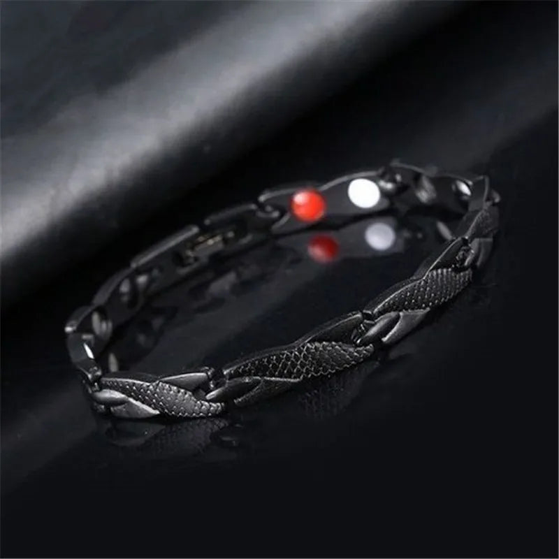 Fashion Jewelry Twisted Therapy Bracelet Health Care Thin Bracelet Weight Loss Jewelry Magnetic Women's Bracelet