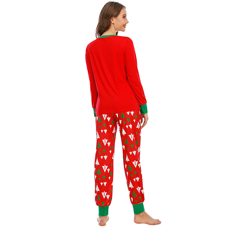 Custom Print Adult Onesie Cotton Clothes Matching Family Christmas Pajamas Sets for Adult and Kids Baby