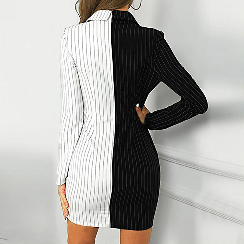 JY040  New Black Women Clothes Dresses Ladies Bodycon Dresses Women Office Blazer Dress