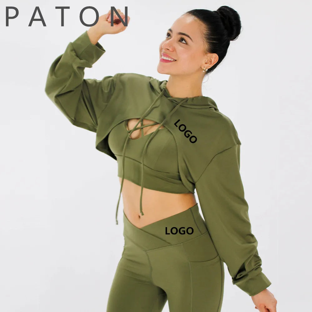 Wholesale Womens v Waistband Leggings Yoga Suits 3pcs Tracksuits Quick Dry Exercise Apparel Fitness Training Activewear Set
