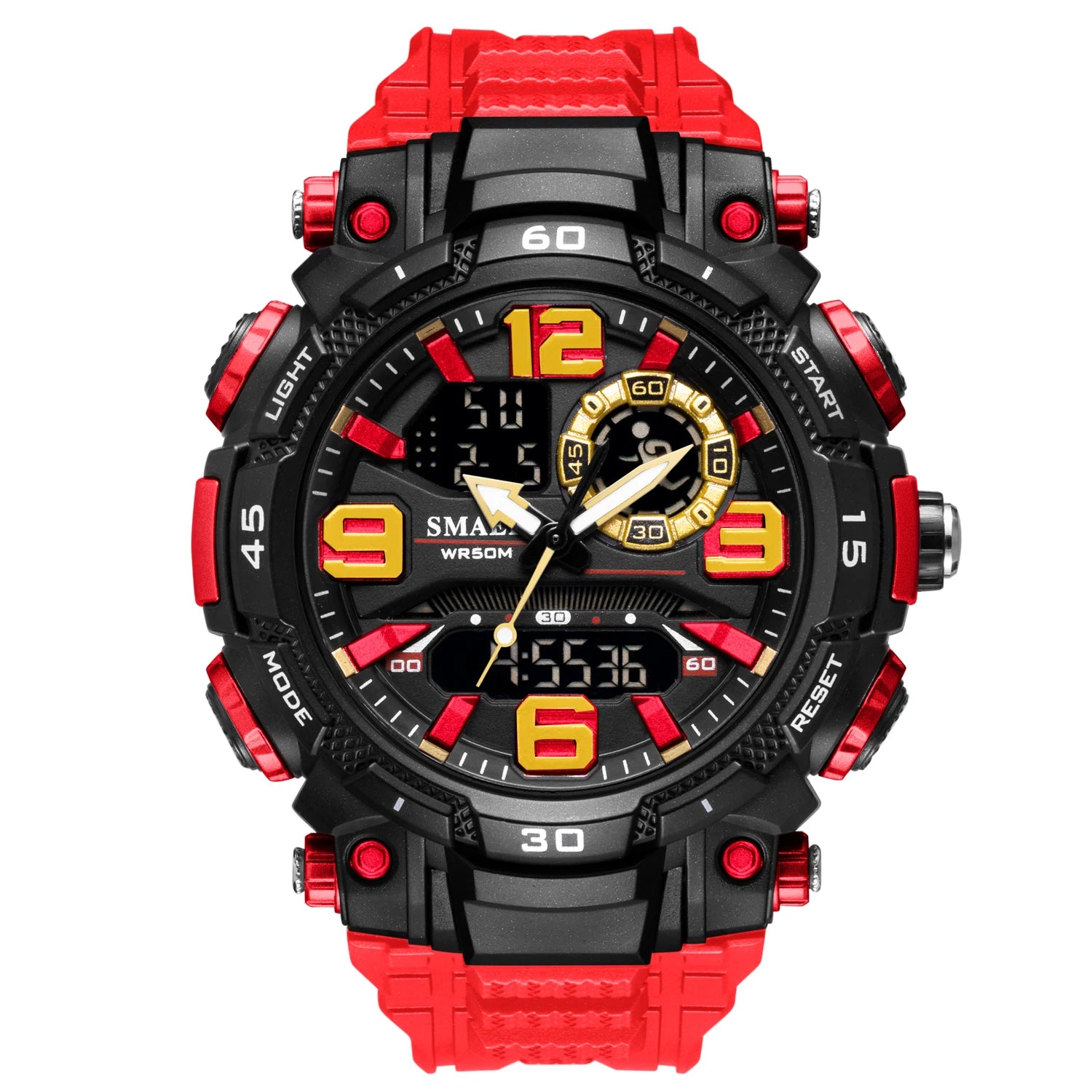 Quartz Watch for Men SMAEL Watch Waterproof Stopwatch LED Watches Male Clock 1921 Sport Watches Men Relogio Masculino Digital