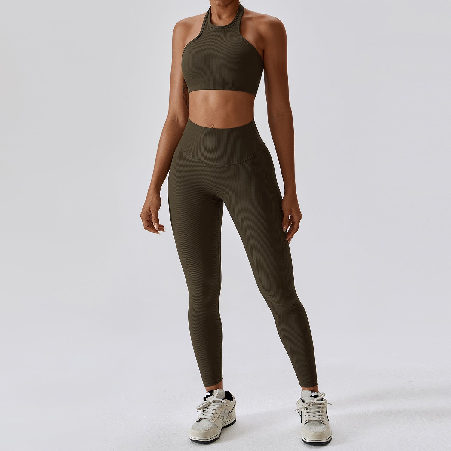PASUXI  Women's Seamless Athletic Activewear Fitness Gym Wear Workout Clothing Yoga Set Sportswear for Women