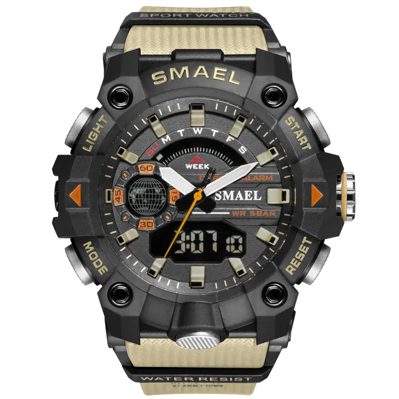 SMAEL Men's Watches 8040 Water Resistant Wrist Watch Digital Sports Watches