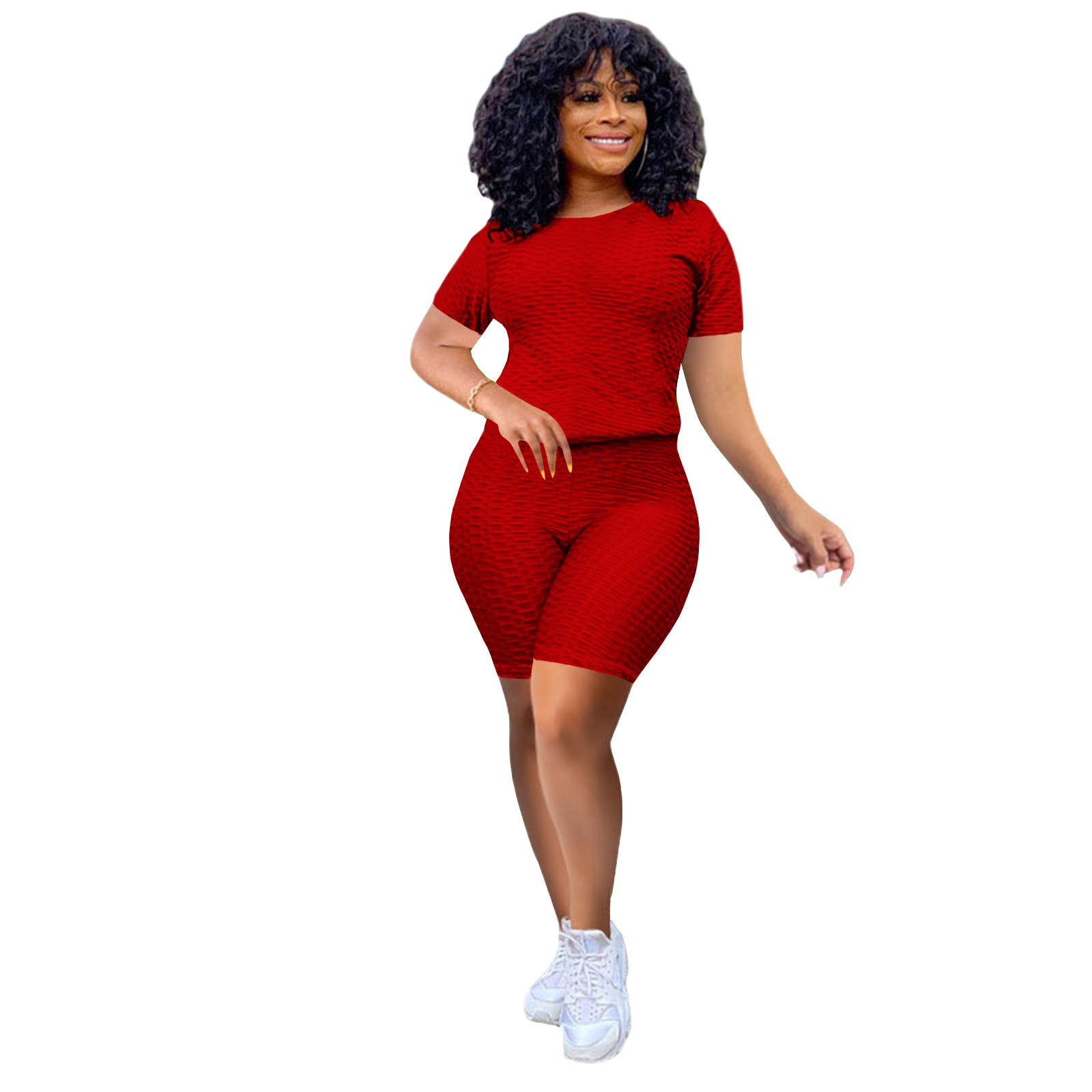 LW -  4204  New Arrival Summer Activewear Set  Butt Lift Purple Yoga Set Fitness Women Activewear