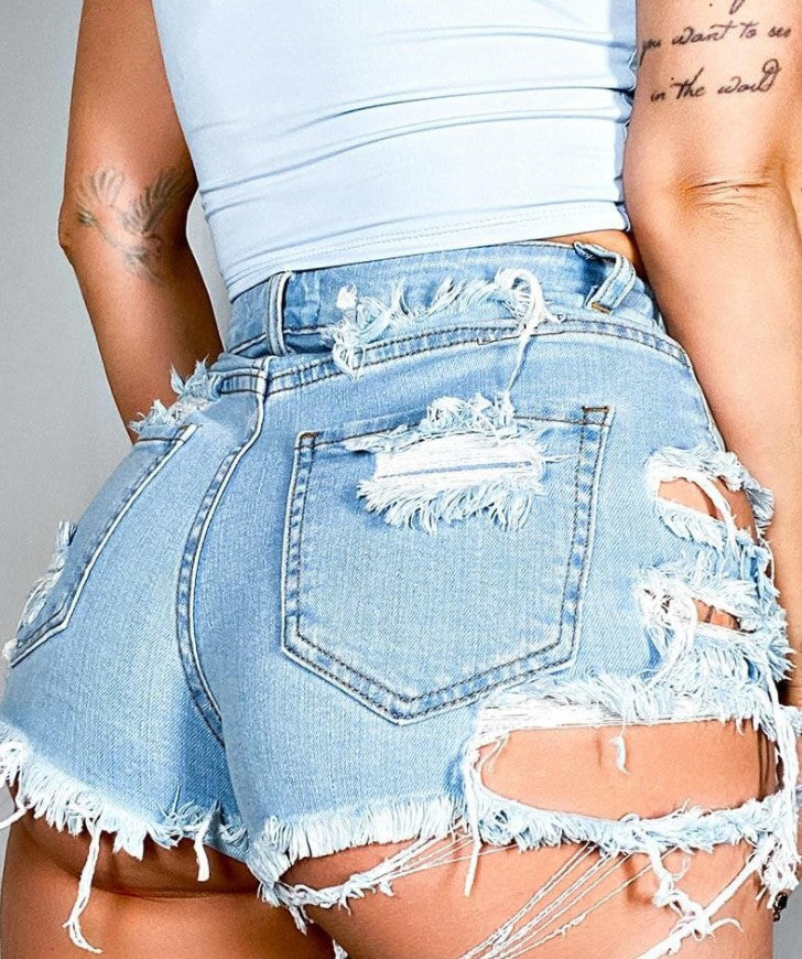 Women Jean Shorts Explosive Jeans Short Jeans Pants for Woman High Waist Denim Shorts