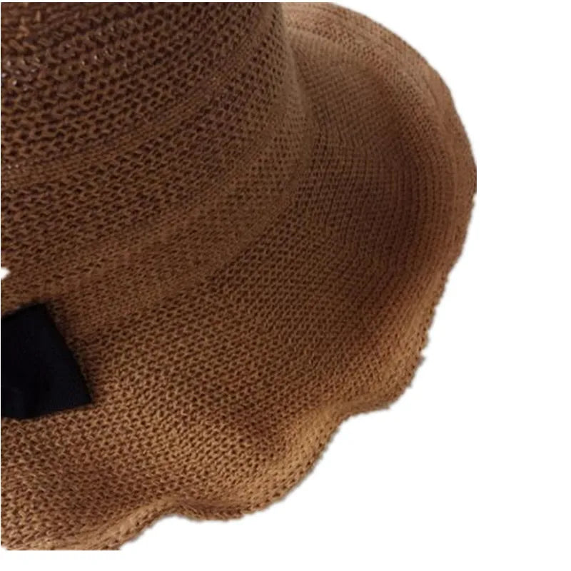 Bucket Hats for Women Cotton Linen Brim Floppy Hat Fisherman Sun Cap Summer Travel Hat Foldable Crochet Caps Outdoor Woman Hats
