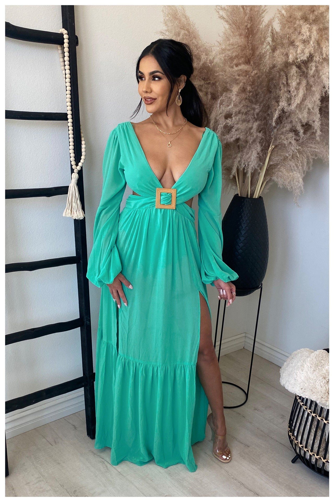 QY5089 Fashion Sexy Elegant Dresses Long Sleeve Dress Party Wear Dresses for Women