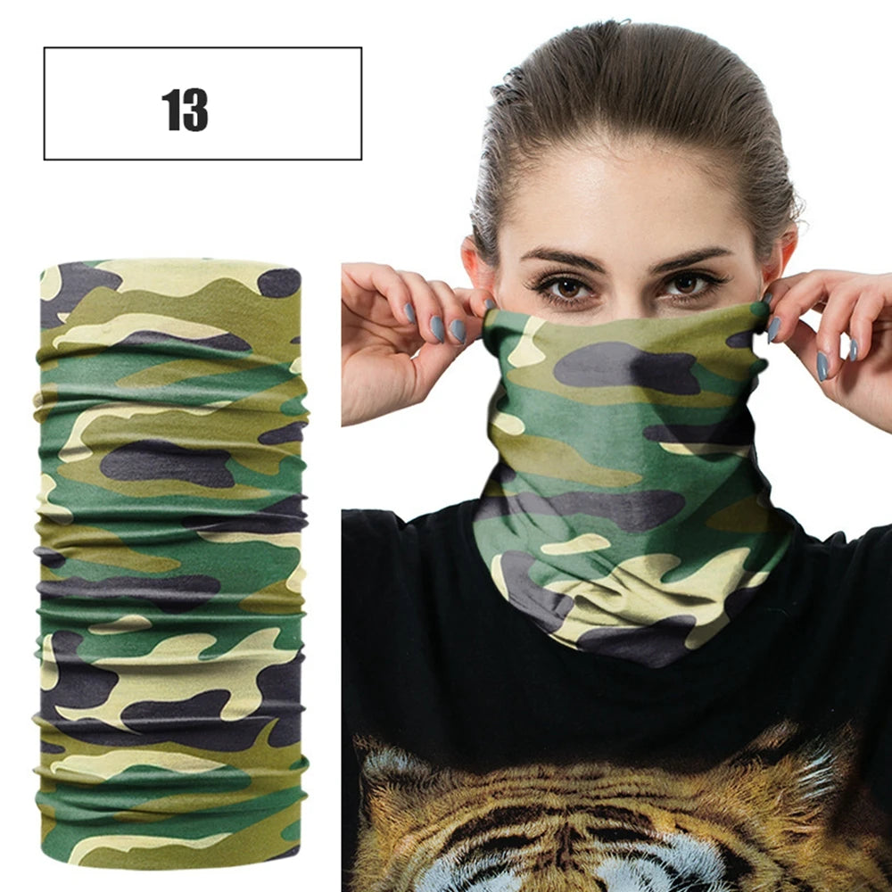 Windproof Head Scarves Neck Warmer Cycling Camping Hiking Men Women Fashion Magic Scarves Turban Outdoor Headband Bandanas