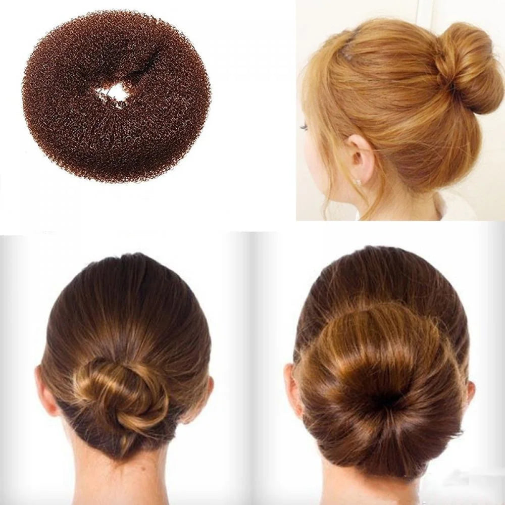 3Pcs Size S/M/L Women Lady Donut Hair Ring Bun Accessories Styling Tool Hair Accessories