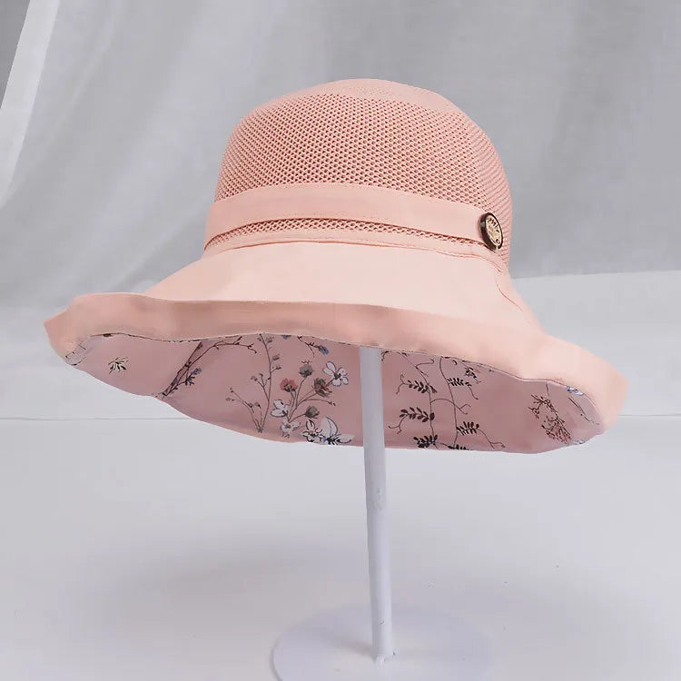 K116 Women's Bucket Hat Panama Fashion Sun Visor Breathable Fisherman Protection Hat Summer Hats Beach Sun Hats Breathable