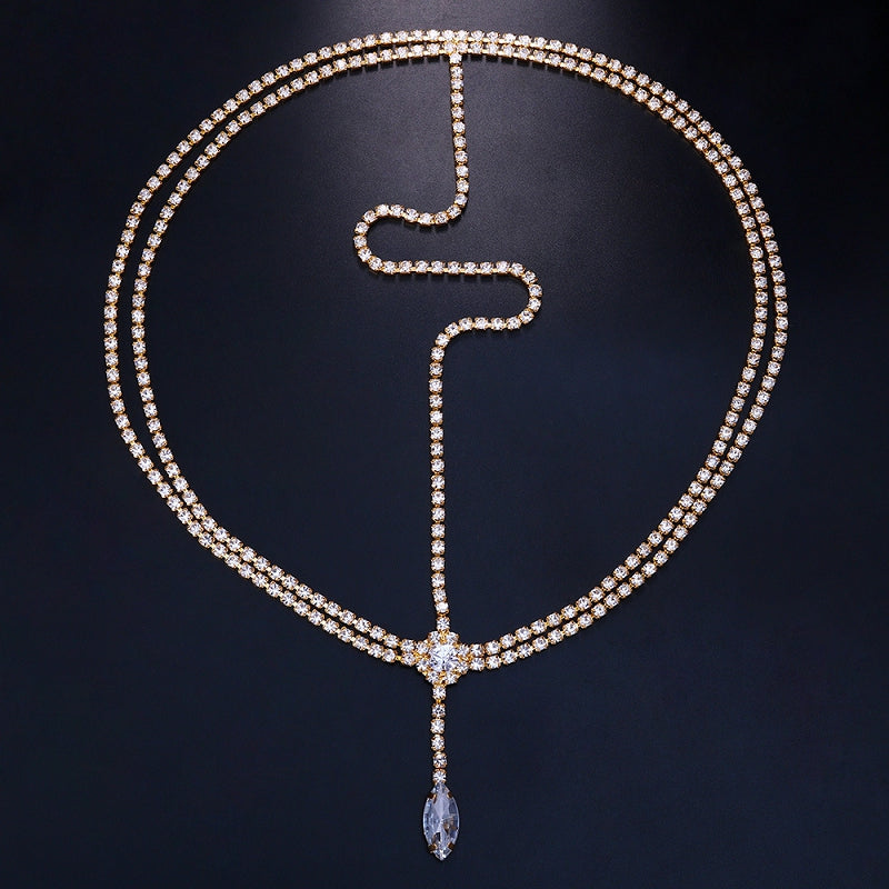 Women Headband Chain Headpiece Bridal Wedding Hair Jewelry Bohemia Hair Chain Women Hair Accessories