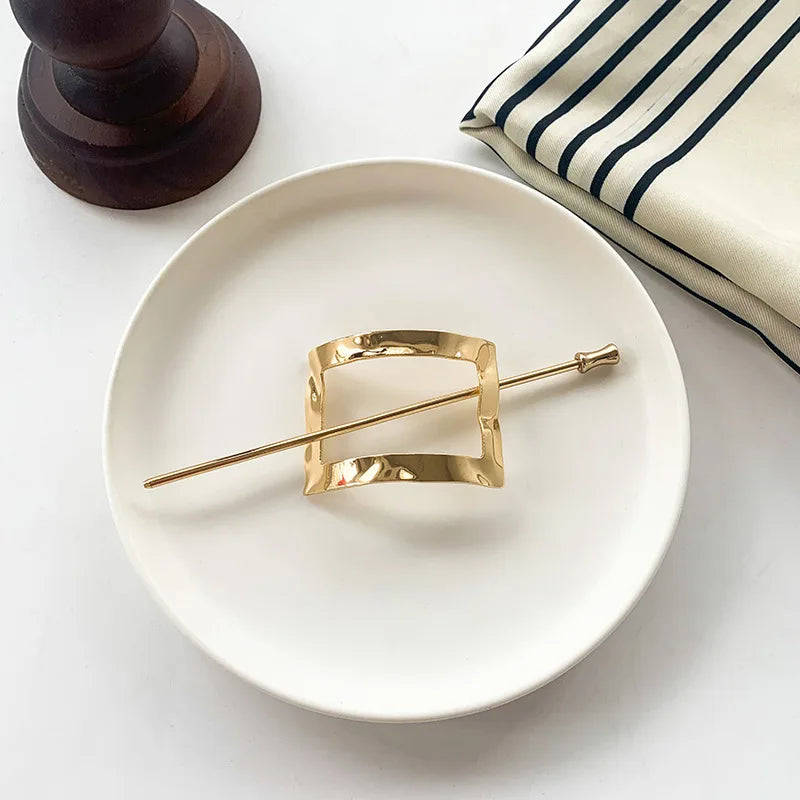2021 New Hair Sticks Elegant Simplicity Metal Hairpin Hair Clips for Women Japanese Hair Sticks Hairpin Girls Hair Accessories