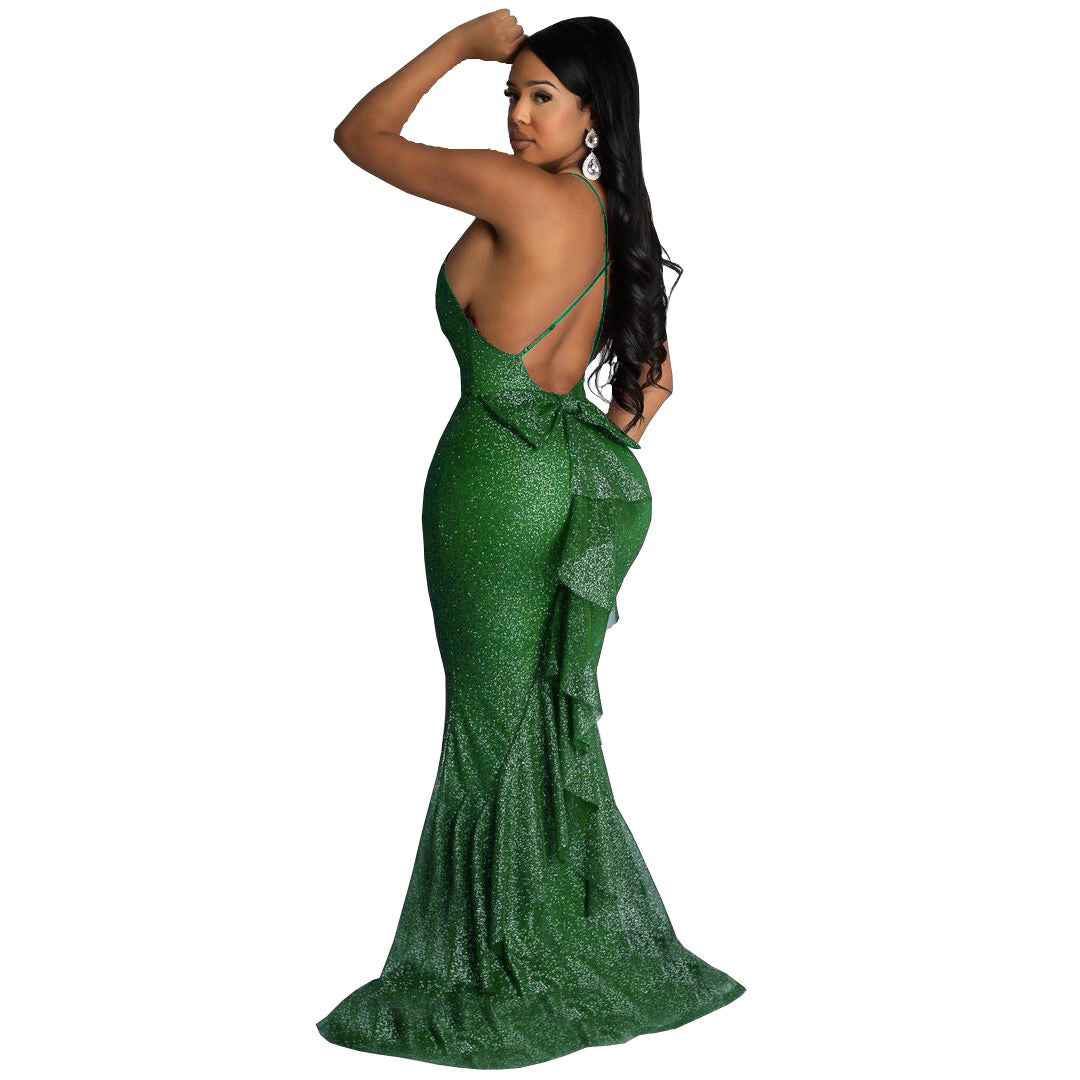 Women's Plus Size Stretch Lace Maxi Dress Evening Wedding Cocktail Party Dress Bridesmaid Dignified Elegant Dresses - My Store