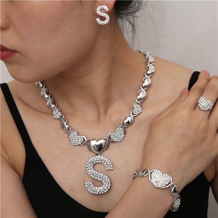 2021 Hip Hop High Quality Gold Jewelry Women Jewelry Set 18k Gold Plating Jewelry Set