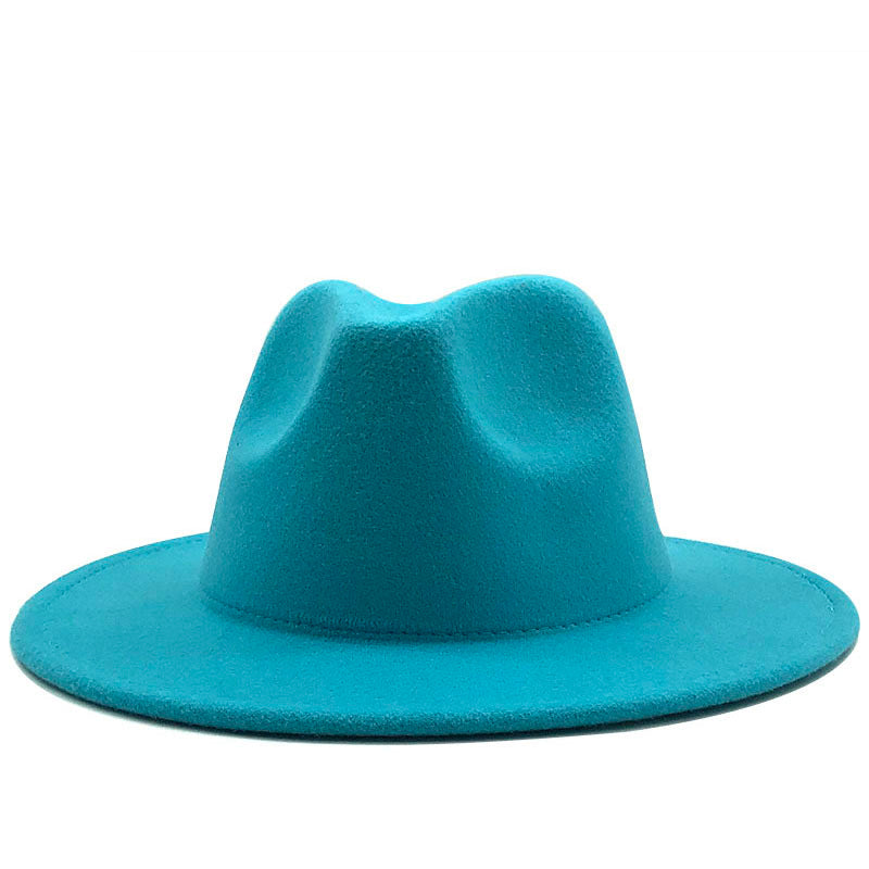 High Quality Children Jazz Fedora Hat Solid Fedora Hats for Kids