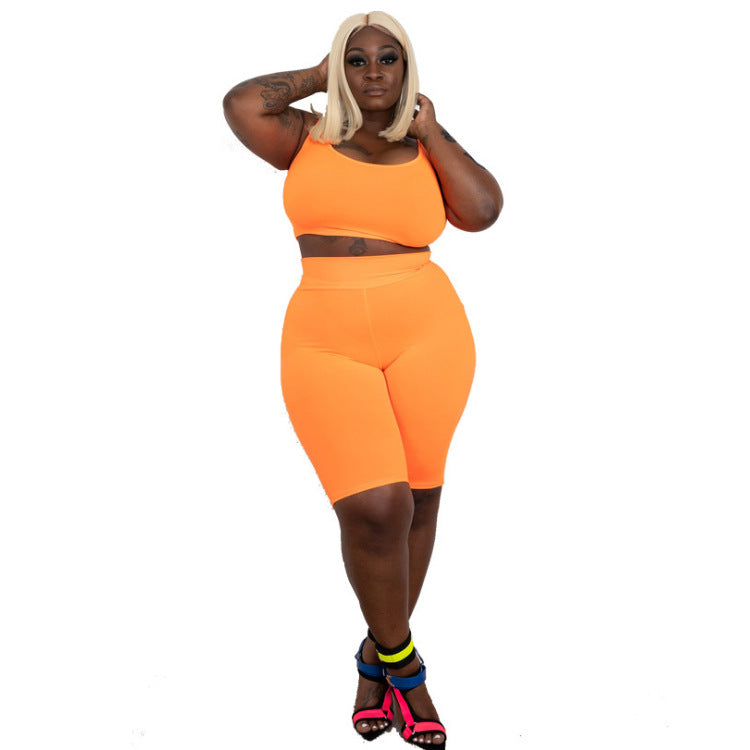 2021 New Arrival Fitness Activewear Workout Jogger 2 Piece Pants Set Plus Size Women Clothing Two Piece Set