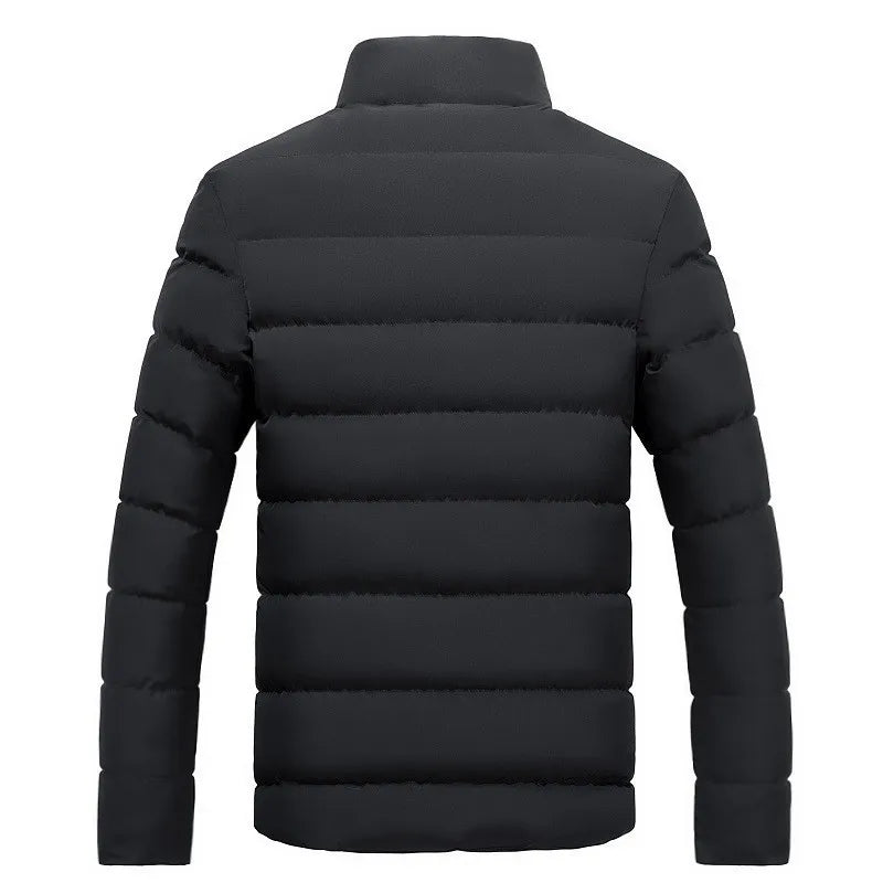 Warm Men's Clothing Coats Winter Men's Jacket and Coats  Windproof Long Sleeve Casual Jacket Coat Puff Bubble  Jacket