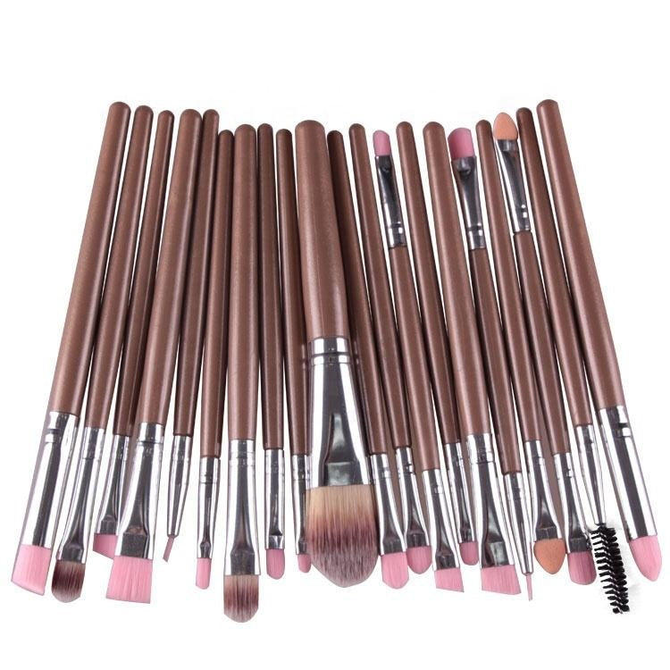 SENKA 20pcs Private Label Makeup Brush Set Pincel De Maquiagem White/Rose Gold Professional Makeup Sets Women Make Up Brush Kit - My Store
