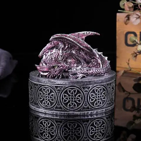 Jewelry Box Resin Dragon Crafts Jewlery Organizer Storage Jewelry Boxes and Packing