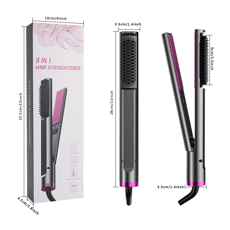 Hot Product Electric Hair Straightener Brush and Hair Comb to Straightener Hair Care