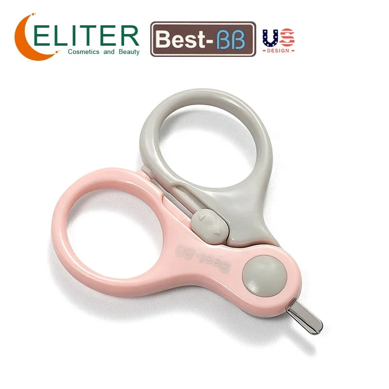 Eliter Hot Sell in Stock Eco-Friendly Babi Safety Scissor Babi Scissor Set Baby Nail Scissors Children Manicure