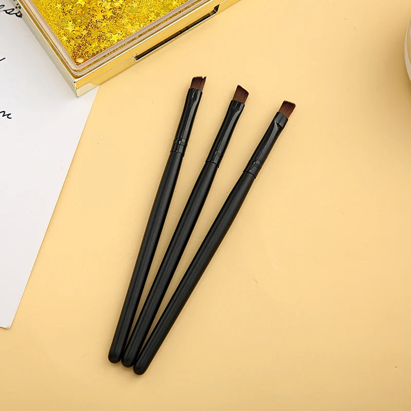 3pcs/Set Eyebrow Brush Eye Brushes Set Eyeshadow Mascara Blending Pencil Brush Makeup Brushes MakeUp Tools H517 - My Store