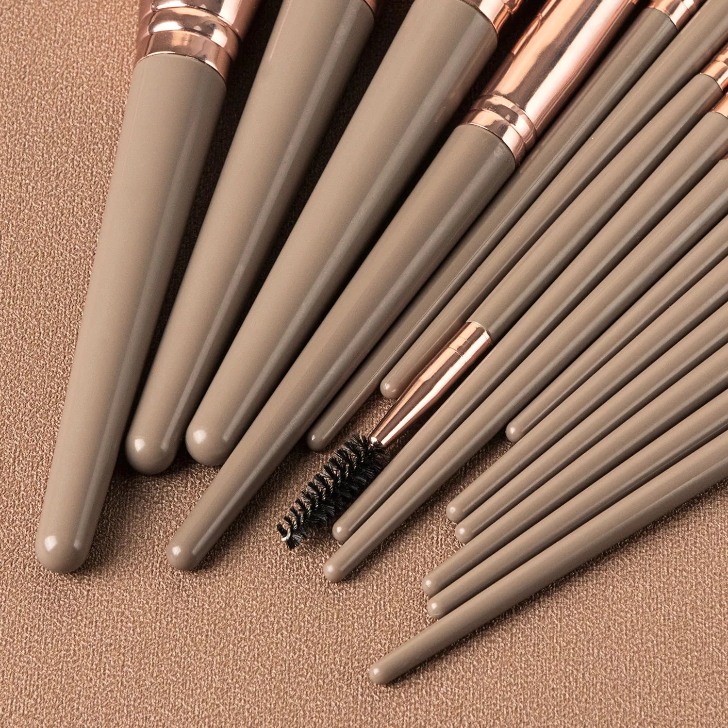 HMU Best Selling Makeup Cosmetic Brushes Champagne Gold 15pcs Brushes Makeup Kits Private Label Brushes Makeup - My Store