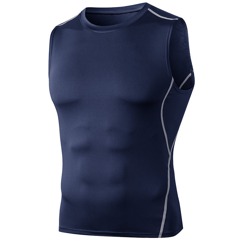 New Collection Sleeveless Man Compression Wear Sport Top Mens Activewear Gym Fitness T Shirt