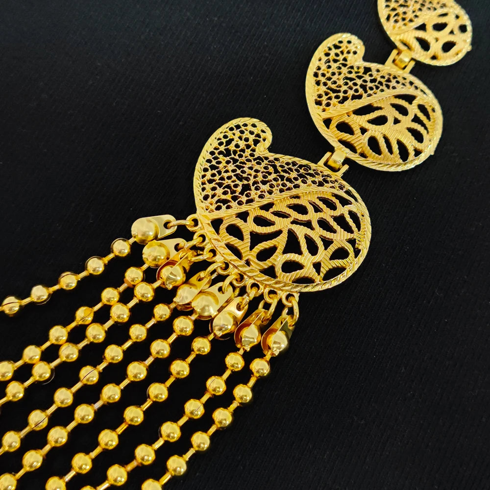 Dubai African Gold Color Jewelry Sets for Women Indian Jewelery Nigerian Necklace Ring Earring Wedding Accessories
