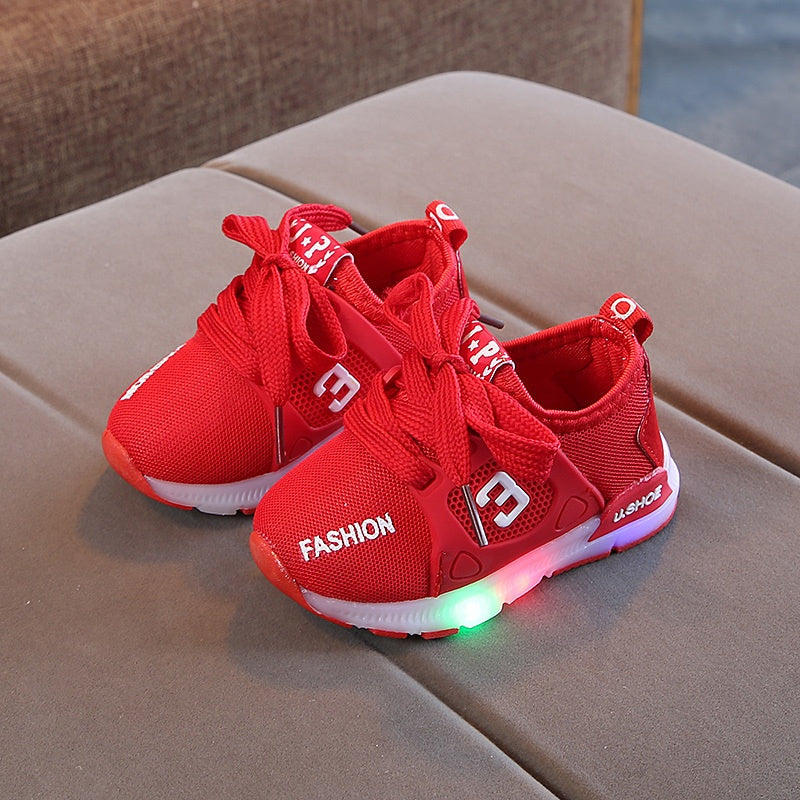 Kids Sneakers Lighted Sneakers Glowing Shoes Boys Baby Sneakers With Luminous Sole Children's Led Shoes Boys Girls Light Up