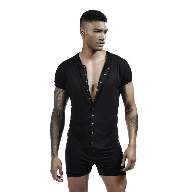 TAUWELL Men's Pajamas Onesies Sleepwear High Quality Super-Elastic Male Nightwear Leisure Home Sexy Men Pajama Sets