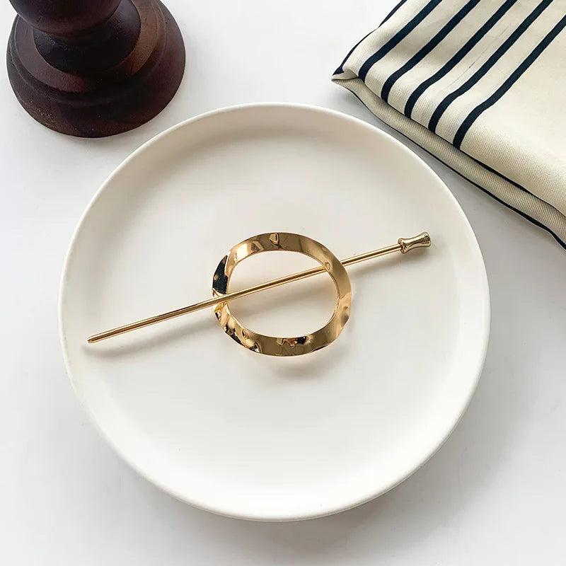 2021 New Hair Sticks Elegant Simplicity Metal Hairpin Hair Clips for Women Japanese Hair Sticks Hairpin Girls Hair Accessories