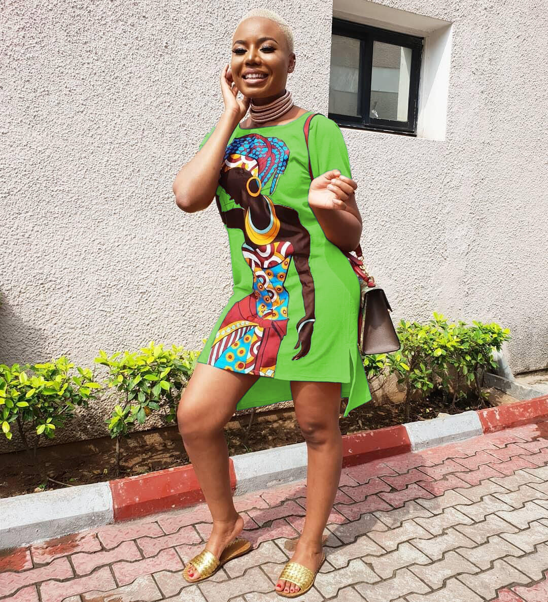 Fall Print New Fashion Dress Sexy African Women Dresses Elegant Casual Women Dresses Plus Size