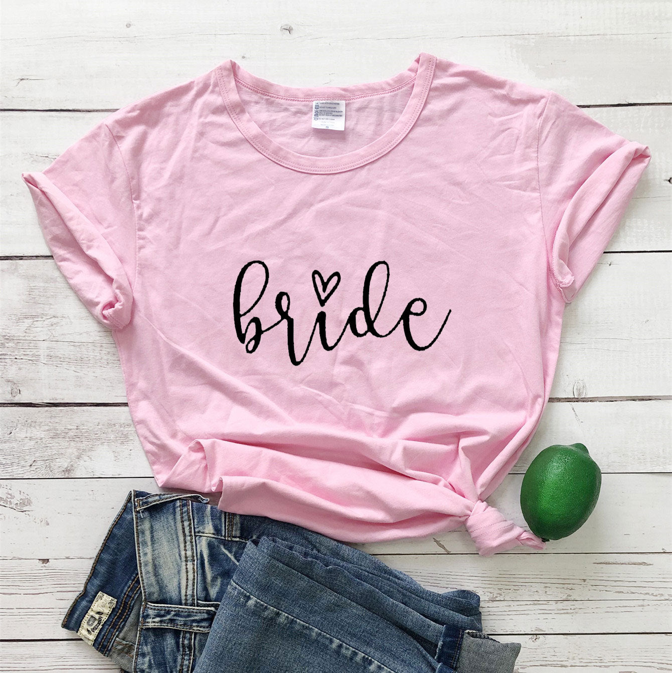 100% Cotton T-Shirt Girl Bachelorette Party Bride Squad T-Shirts