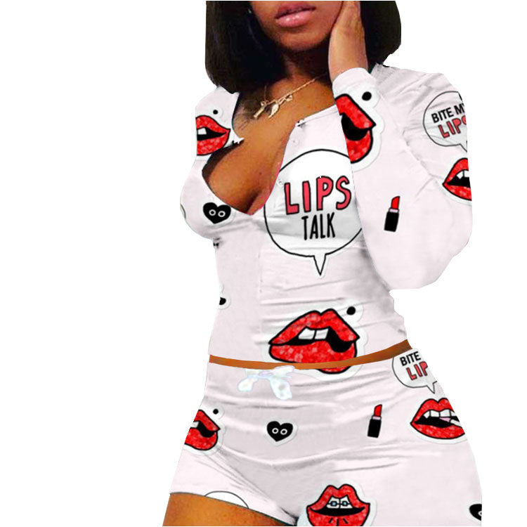 Hot Sale Sexy Lady Summer Sleepwear Pajamas Custom Short Pajamas Women Two Pieces Pajamas
