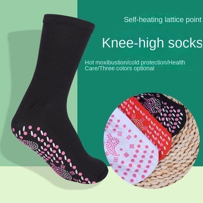 Nanotechnology Autumn Winter Self-Heating Socks Unisex Thickened Massage Yoga Health Care Crew Cotton Sports Warm Cold Socks