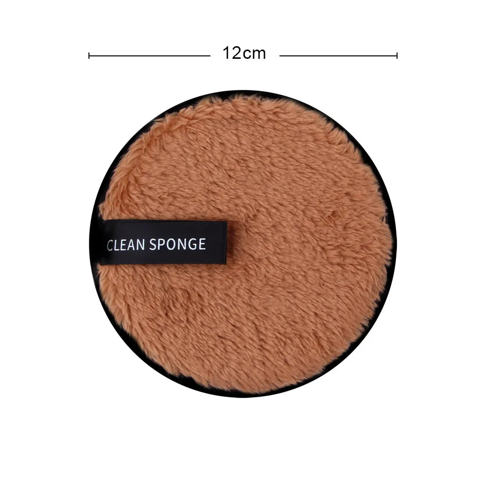 Makeup Remover Puff Reusable Make-Up Pads Washable Cleansing Cotton Microfiber Cloth Pad Skin Care Nail Art Cleaning Wipe Tools