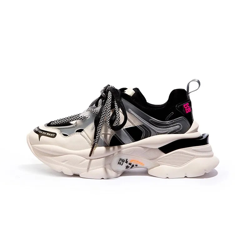 NEW Women Shoes Chunky Sneakers Women Vulcanize Shoes Femme Platform Sneakers Trainers Casual Shoes Woman Brand Sneakers