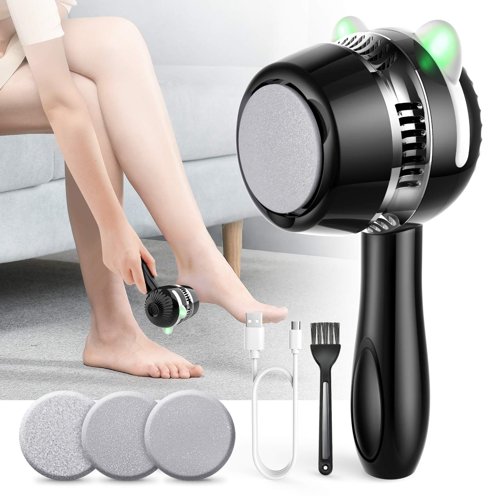 Electric Foot Grinder Vacuum Callus Remover Electric Dead Skin Remover Callus Remover Foot File Pedicure Skin Cleanser Care Tool
