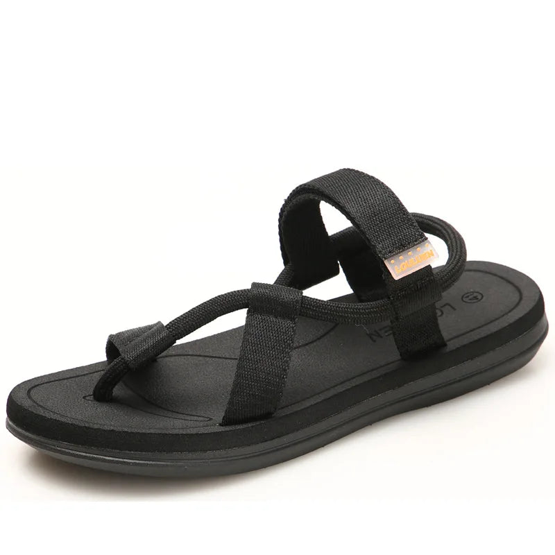 Flip Flops Slip on Flats Slippers Slides Sandals Men Sandalias Hombre Gladiator Casual Sandals Rope Male Summer Roman Beach Shoe