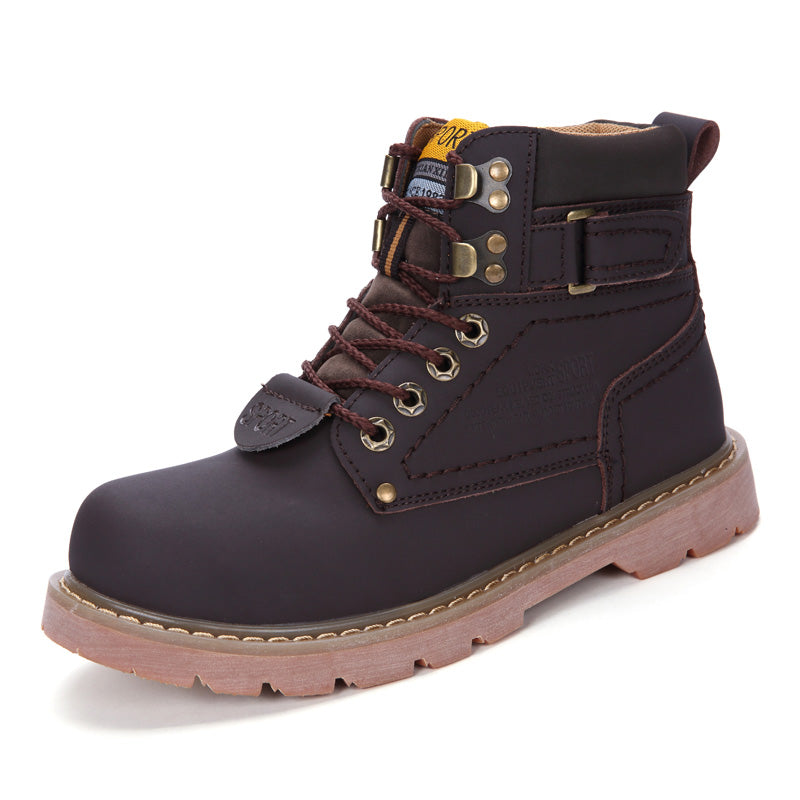 2023 Hot Selling Men's Women's Martin Boots High-Top Waterproof Hiking Shoes Thermal Winter Snow Boots Wear-Resistant Work Boot