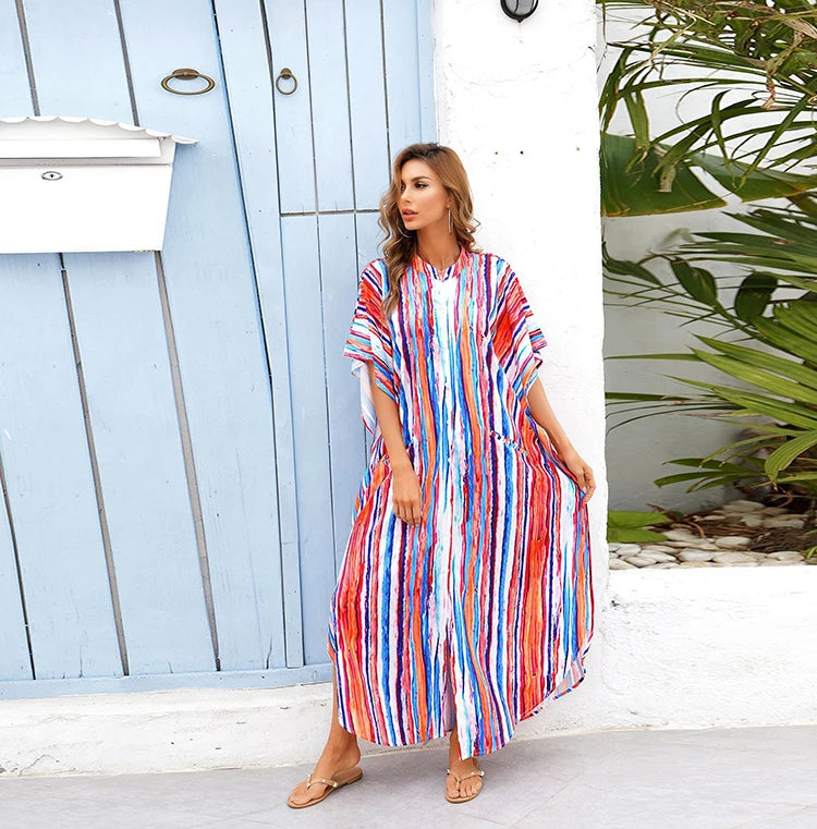 Bohemian Dress Women Casual Dresses  Women's Spring Dresses 2021 Women Clothing