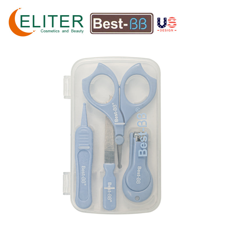 Eliter Hot Sell in Stock Safe Grooming Kit for Baby Babi Manicure Kit Set for Baby Care New Born Grooming Kit